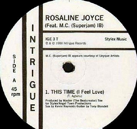 Rosaline Joyce : This Time (I Feel Love) (12")