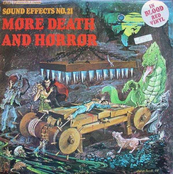 Mike Harding (3) / Peter Harwood : Sound Effects No. 21: More Death And Horror (LP, Album, Mono, Ltd, RP, Red)