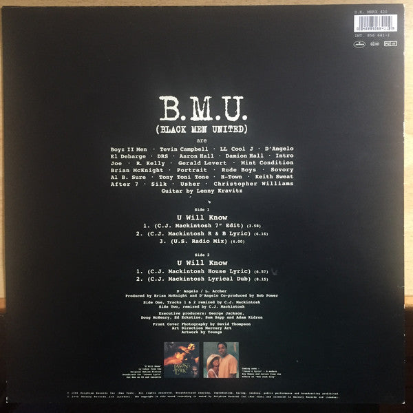 B.M.U. : U Will Know (12")