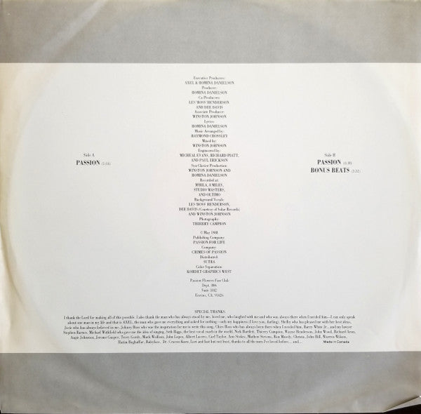 Romina Danielson : Passion (12")