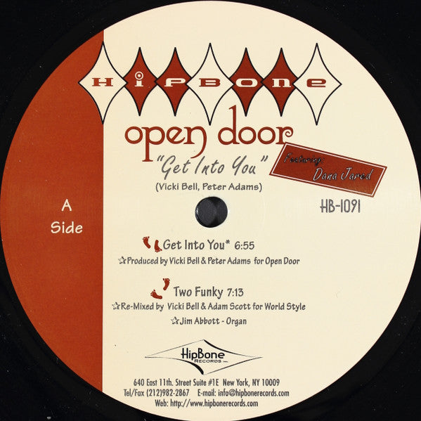 Open Door : Get Into You (12")
