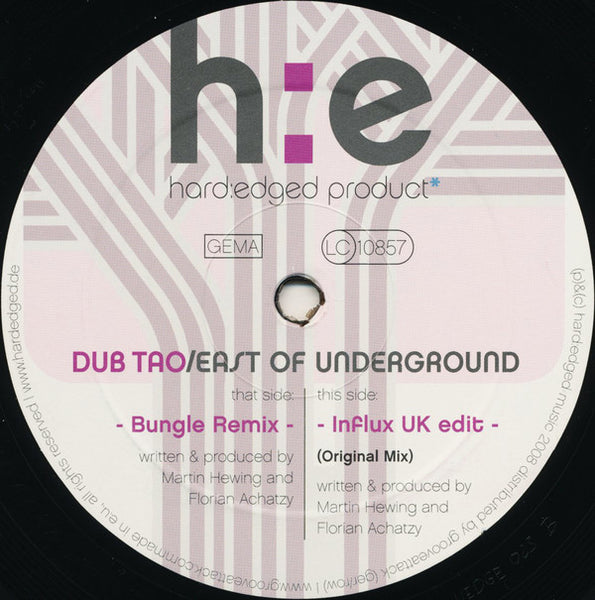 Dub Tao : East Of Underground (12")