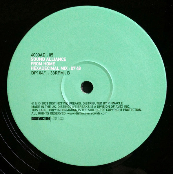 Sound Alliance : From Home (12")