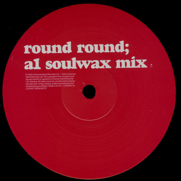 Sugababes : Round Round (Soulwax And Alternative Mixes) (12", Promo)