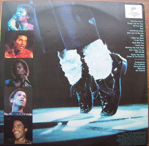 The Jacksons : Live (2xLP, Album)