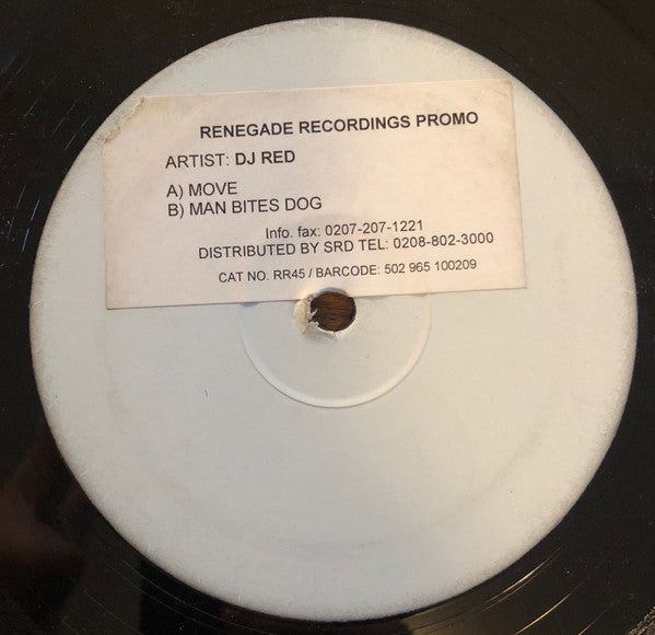 DJ Red : Move / Man Bites Dog (12", Promo, W/Lbl)