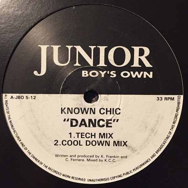 Known Chic : Dance (12")