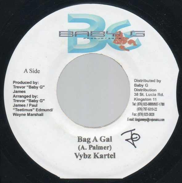 Vybz Kartel : Bag A Gal (7")