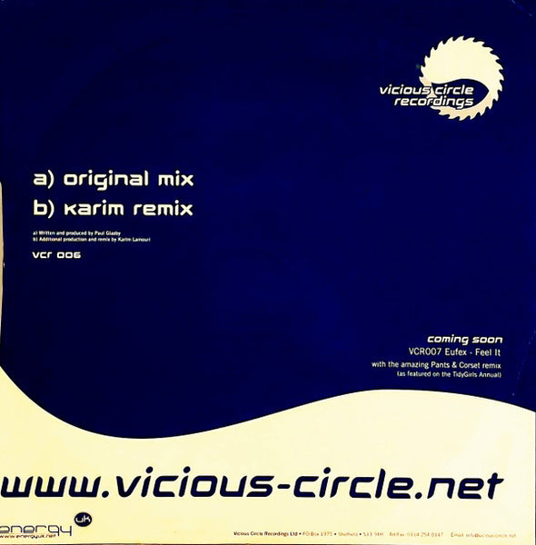 Paul Glazby : Here We Go (12", Single)