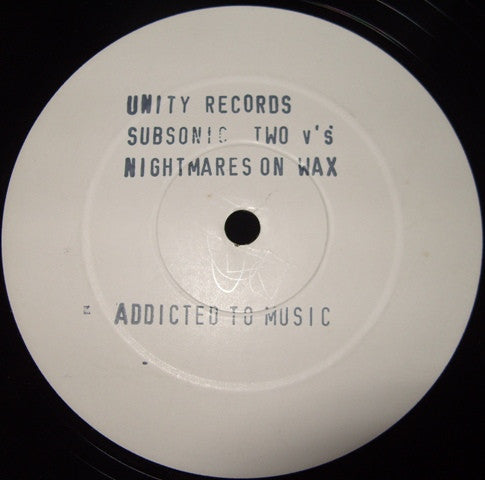 Subsonic Two* Vs Nightmares On Wax : Addicted To Music (12", W/Lbl, Sta)