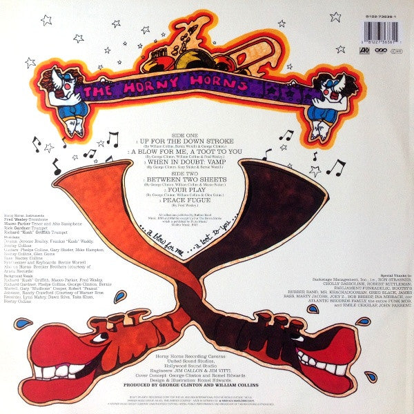 Fred Wesley And The Horny Horns* Featuring Maceo Parker : A Blow For Me, A Toot To You (LP, Album, RE)
