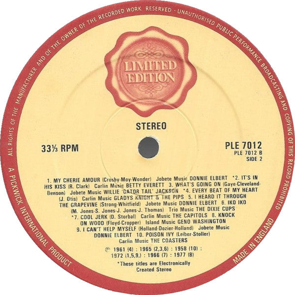 Various : 20 Soul Sizzlers (LP, Comp, Ltd)