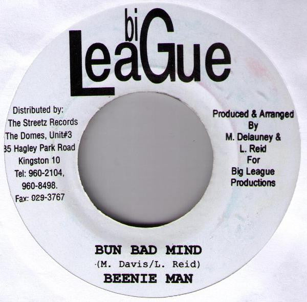 Beenie Man / Kananga (2) : Bun Bad Mind / Woman A Yu (7")
