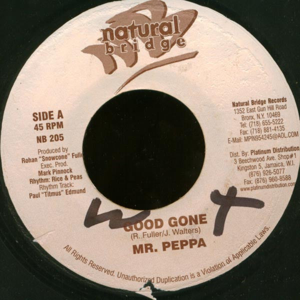 Mr. Peppa : Good Gone (7")