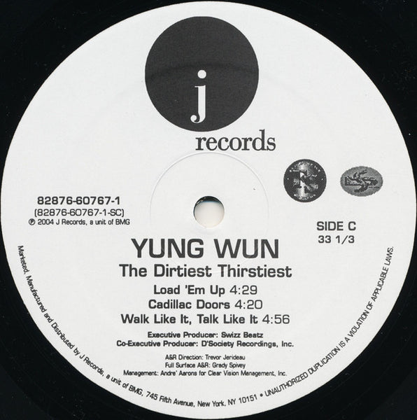 Yung Wun : The Dirtiest Thirstiest (2xLP, Album)