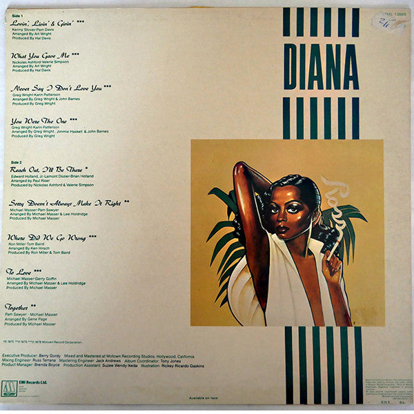 Diana Ross : Ross (LP, Album)