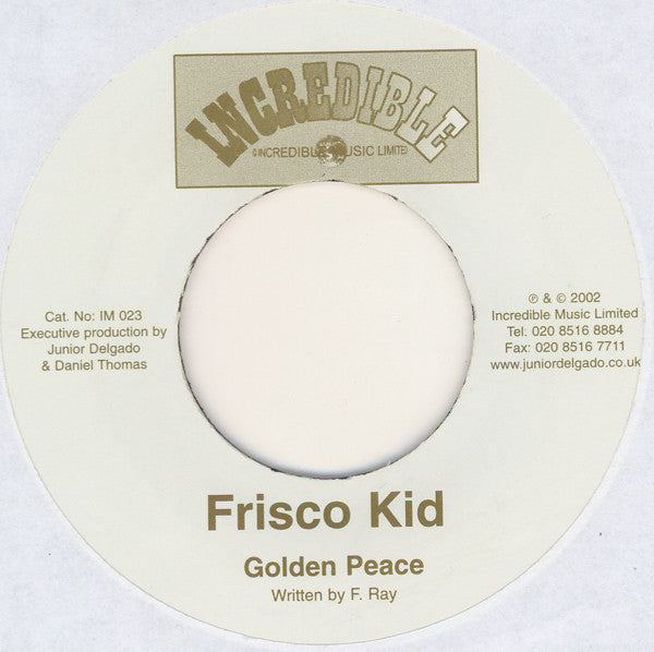 Frisco Kid : Golden Peace (7")