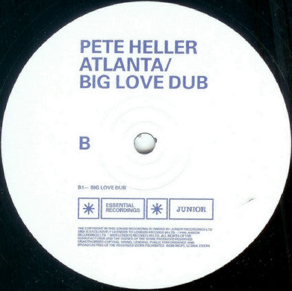 Pete Heller : Atlanta / Big Love Dub (12")
