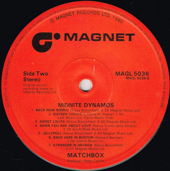 Matchbox (3) : Midnite Dynamos (LP, Album)