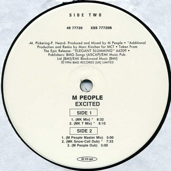 M People : Excited (12")