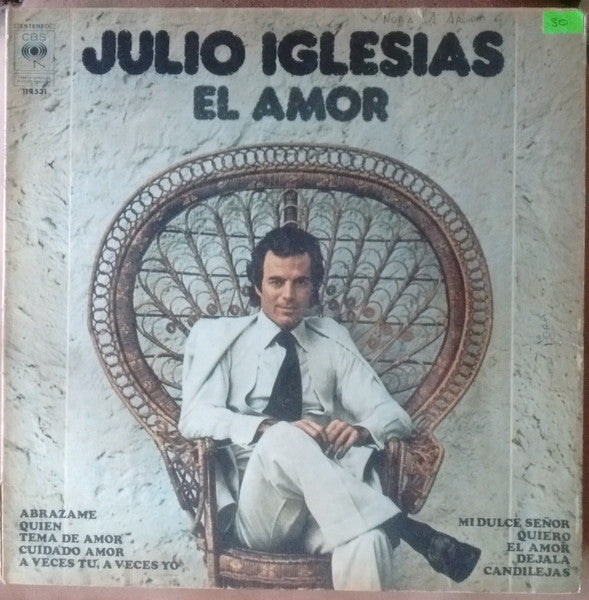 Julio Iglesias : El Amor (LP, Album)