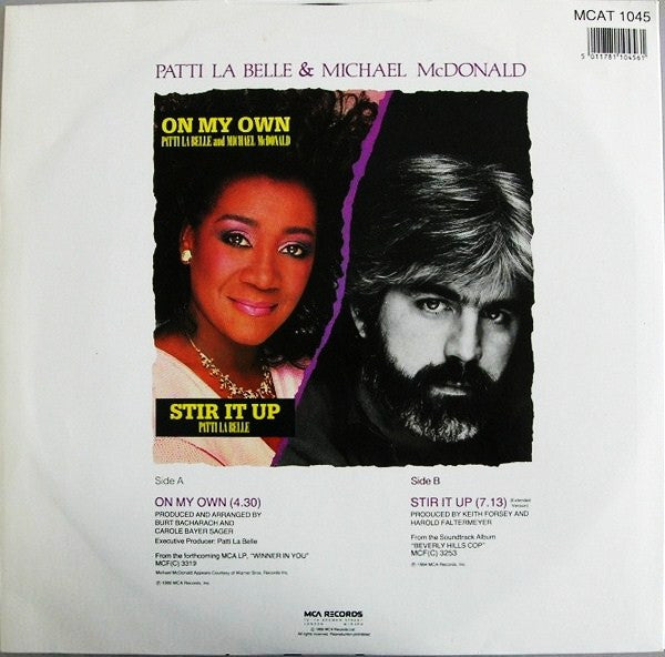 Patti La Belle* And Michael McDonald : On My Own (12" Version) (12")