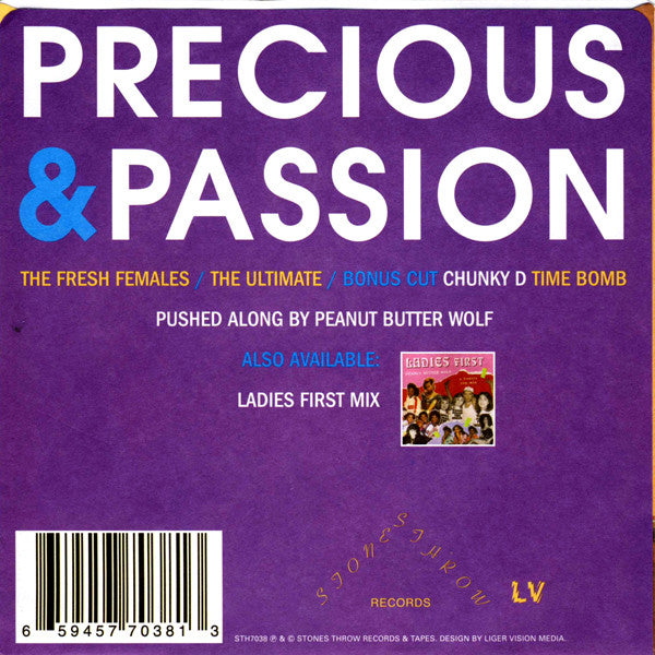 Precious & Passion : The Fresh Females (7", Single)