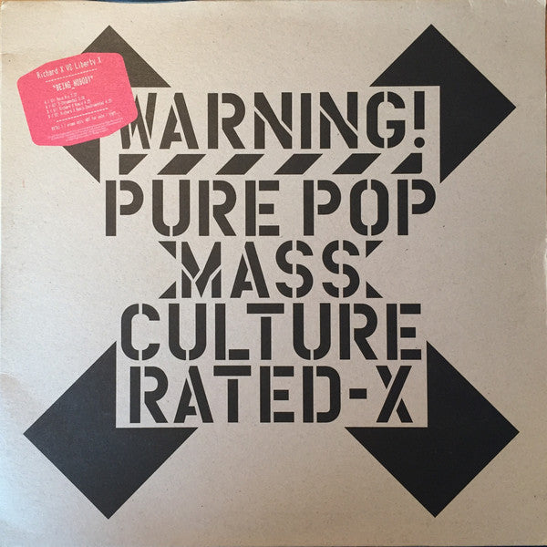 Richard X Vs Liberty X : Being_Nobody (12", Promo)
