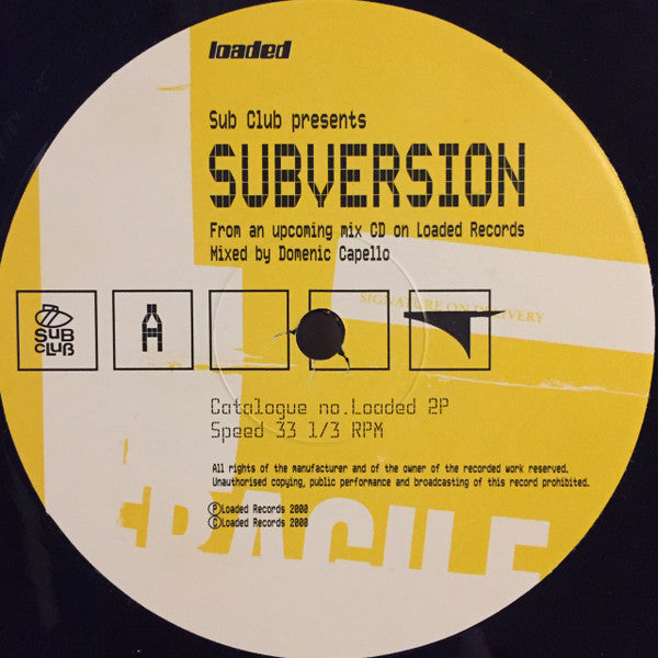 Various : Subversion (12", Smplr)