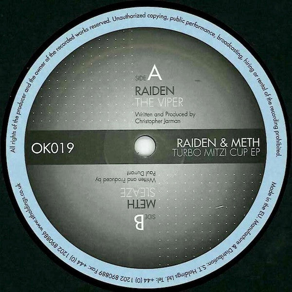 Raiden / Meth : Turbo Mitzi Cup EP (2x12", EP)