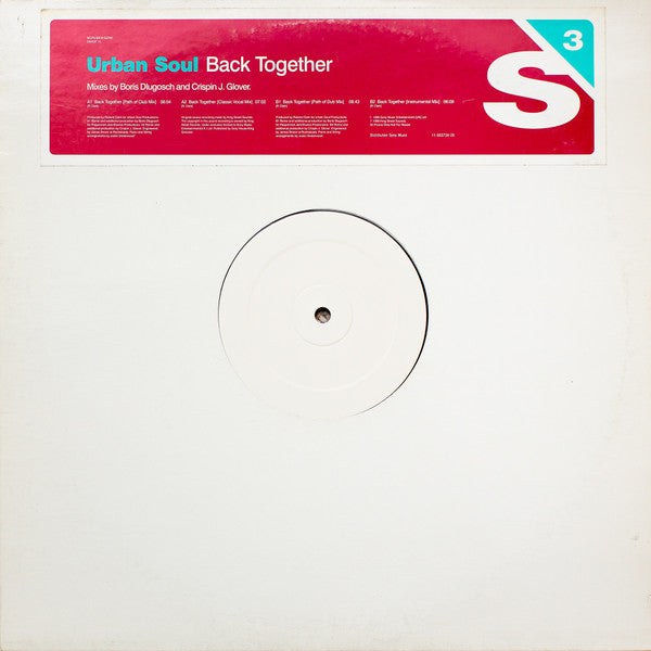 Urban Soul : Back Together (12", Promo, W/Lbl)