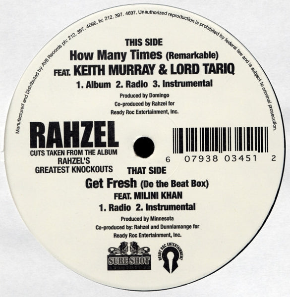 Rahzel : How Many Times (Remarkable) / Get Fresh (Do The Beat Box) (12")