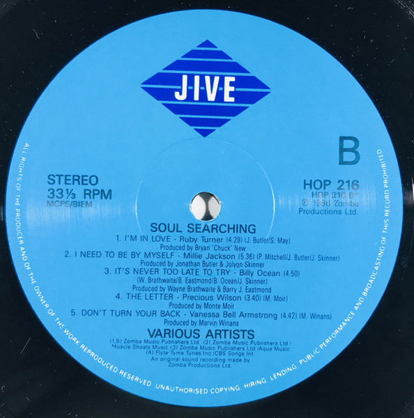 Various : Soul Searching Volume One (LP, Comp)