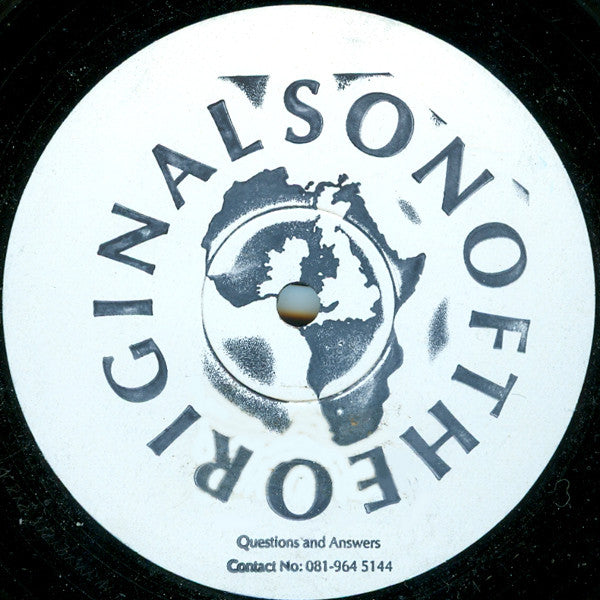 Son Of The Original : Questions And Answers (12", W/Lbl)