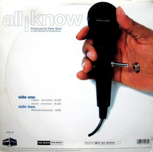 Rahzel : All I Know (12")