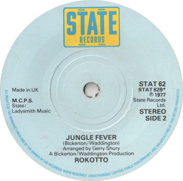 Rokotto : Boogie On Up (7", Single)