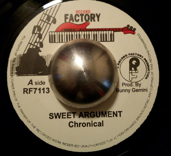 Chronicle (2) : Sweet Argument (7")