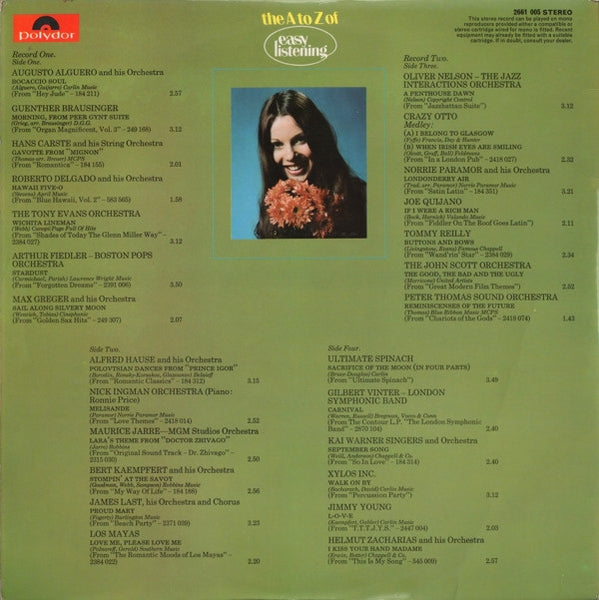 Various : The A To Z Of Easy Listening (2xLP, Comp)