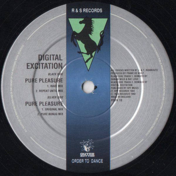 Digital Excitation : Pure Pleasure (12")