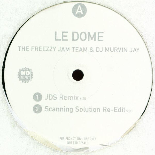 The Freezzy Jam Team & Murvin Jay : Le Dome (12", Promo)