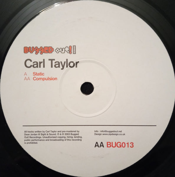 Carl Taylor : Static / Compulsion (12")