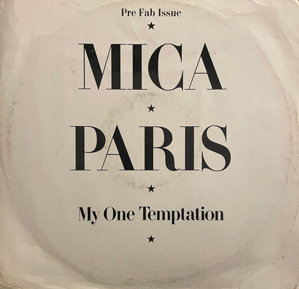 Mica Paris : My One Temptation (12", Promo)