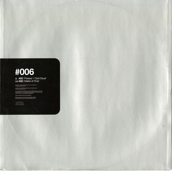 ASC : Phobos / Oort Cloud / Matter Of Time (12")