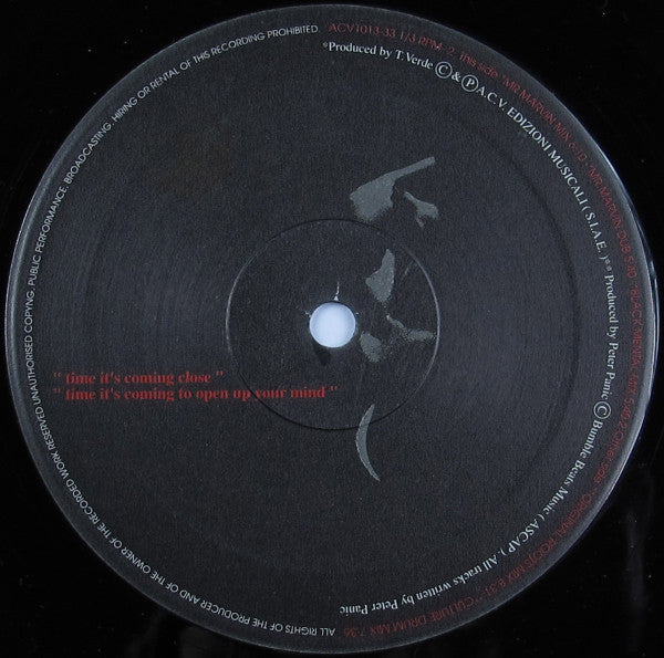 Peter Panic : A Black Man & A Black Man (The Remixes) (2x12")