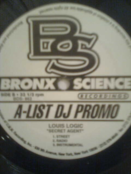 Louis Logic : Loud Mouth / Secret Agent (12", Promo, W/Lbl)