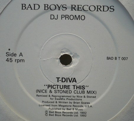 T-Diva* : Picture This (12", Promo)