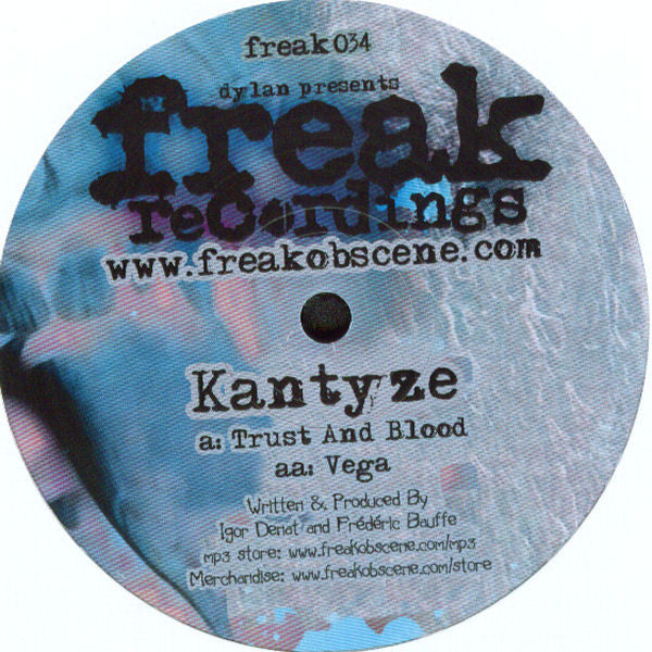 Kantyze : Trust And Blood / Vega (12")