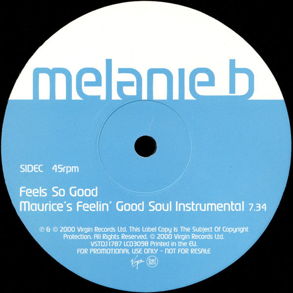 Melanie B : Feels So Good (2x12", Promo)