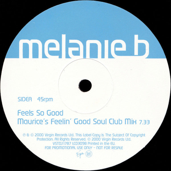 Melanie B : Feels So Good (2x12", Promo)