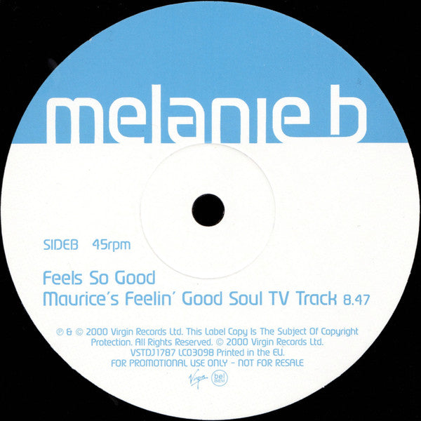Melanie B : Feels So Good (2x12", Promo)